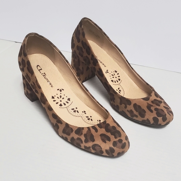 Chinese Laundry Ada animal print round toe pump heels 7.5 M - Picture 2 of 9